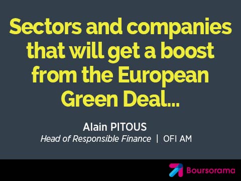 Sectors and companies that will get a boost from the European Green Deal…